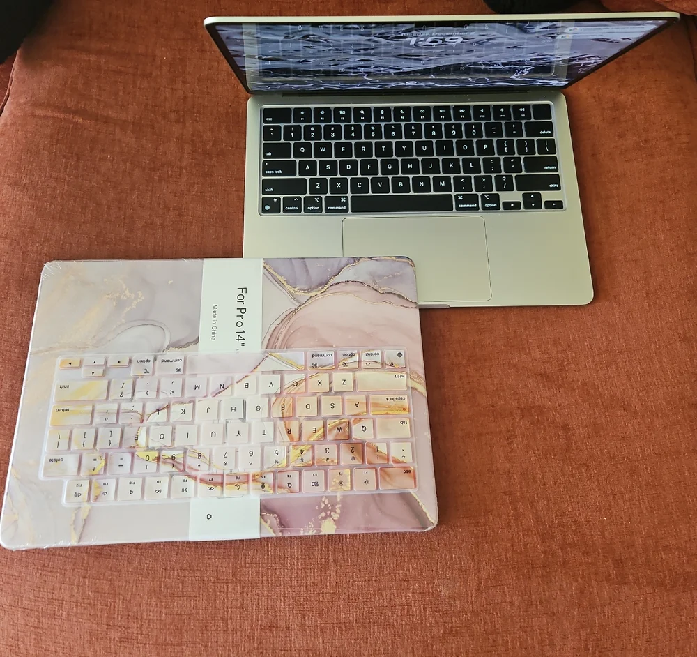 Pink Marble Hard Cover